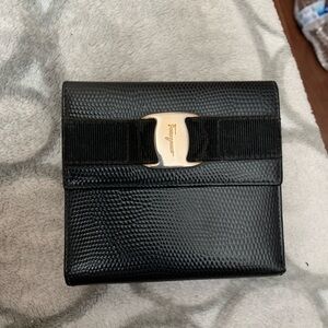 Salvatore ferragamo trifold wallet